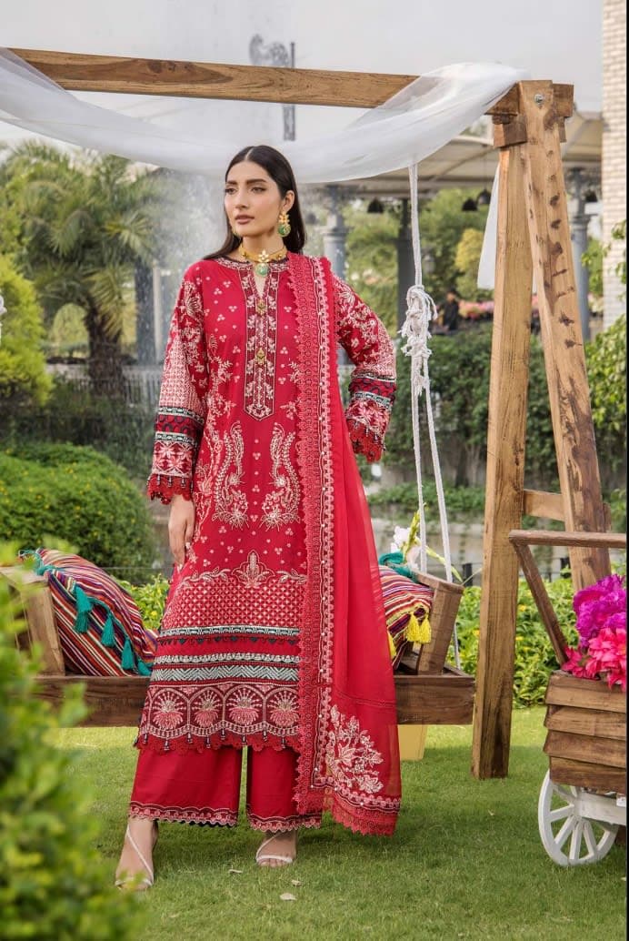 Eshaisha Unstitched Luxury Lawn '25