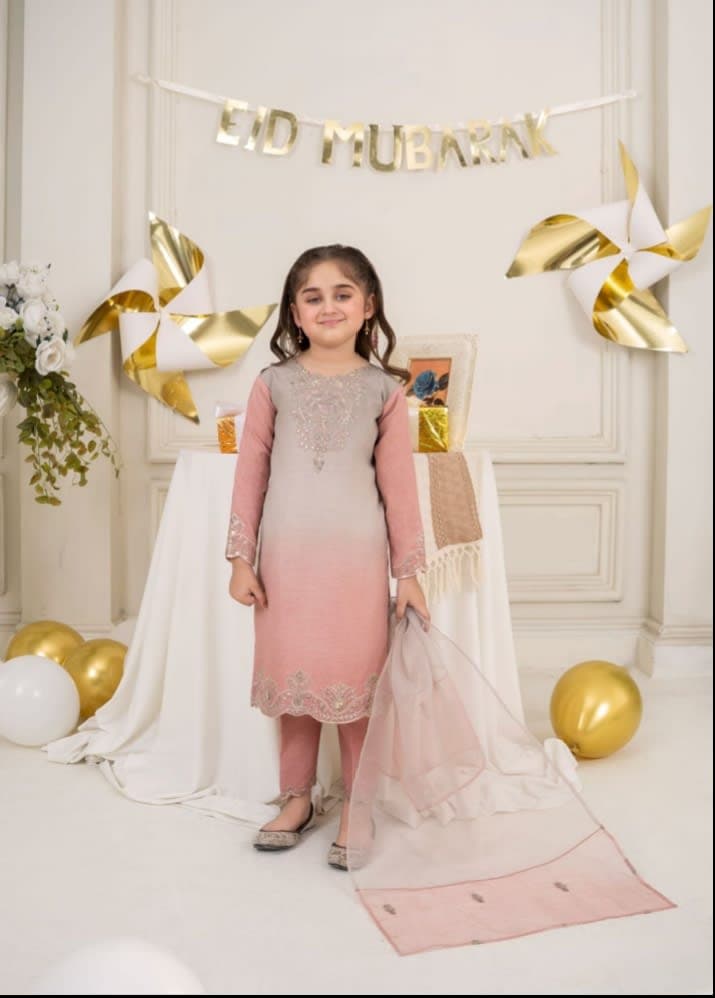 ZARQUN KIDS Silk 3pc Suit