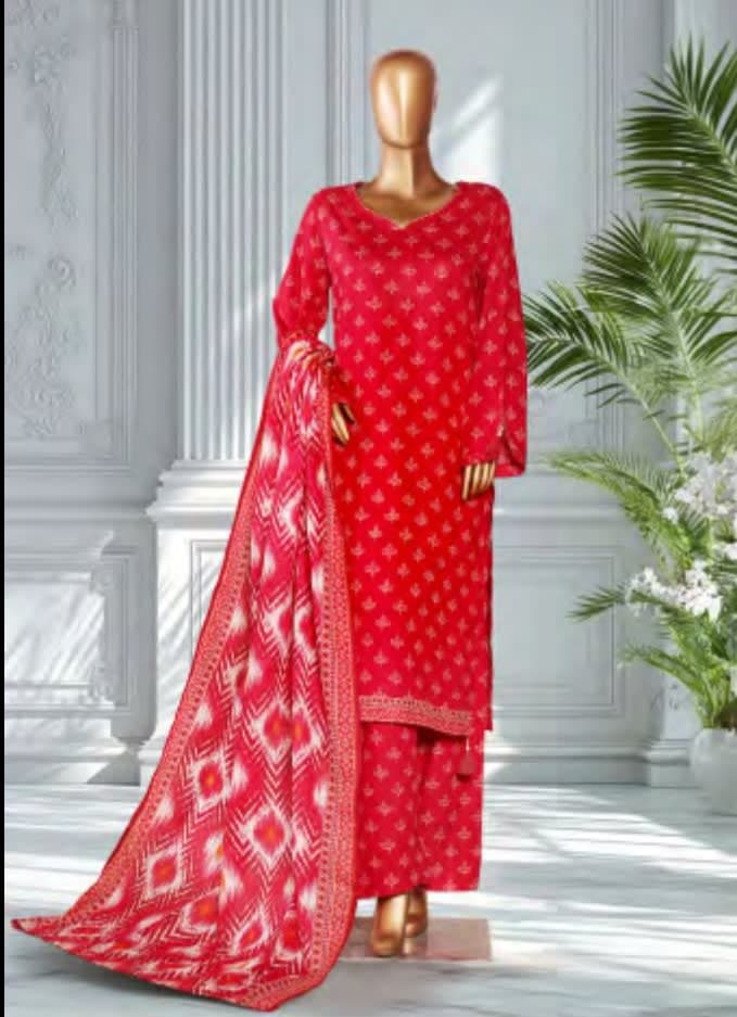 BIN SAEED Stitched 3 Piece Printed Lawn Collection 2026 VOL 1