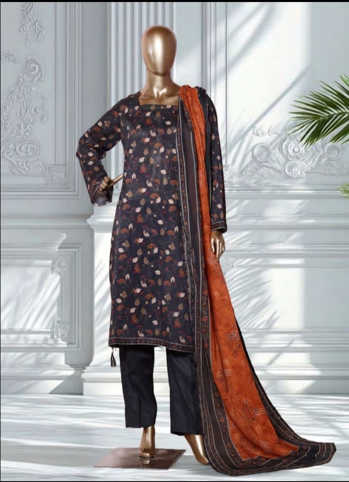 BIN SAEED Stitched 3 Piece Printed Lawn Collection 2026 VOL 1